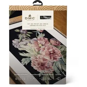 DMC Kit Point de croix Branches de Pivoines pas cher