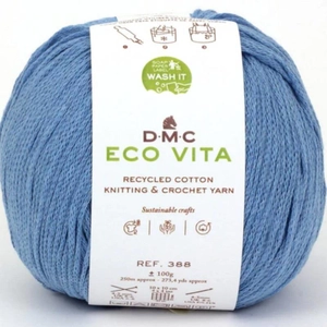 Fil de coton recyclé ECO VITA 388 pour tricot et crochet - 100GR - DMC...