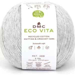 Fil coton recyclé DMC Eco Vita - Marque DMC - 100 g 110 - Gris pas cher