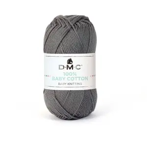 Comparateur de prix : DMC Fil tricot et crochet 100% Baby Cotton 774 Gris