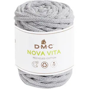 Comparateur de prix : DMC Fil Nova Vita crochet tricot macramé 250 g Gris clair n°121