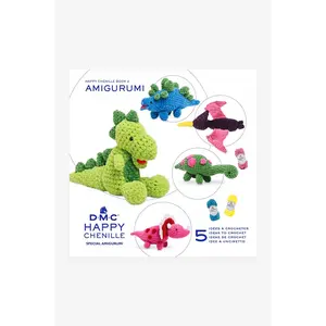 DMC Livre Happy Chenille n°1 Dinosaures pas cher