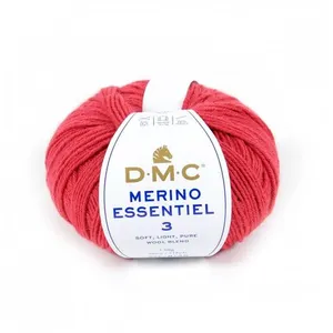 Pelote de laine Merino Essentiel 3 - DMC - Certifié Oeko-Tex 970 Rose ... pas cher