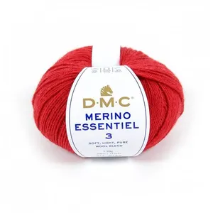 Pelote de laine Merino Essentiel 3 - DMC - Certifié Oeko-Tex 971 Rouge... pas cher