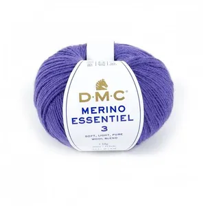 Pelote de laine Merino Essentiel 3 - DMC - Certifié Oeko-Tex 961 Viole... pas cher