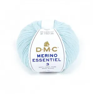 Pelote de laine Merino Essentiel 3 - DMC - Certifié Oeko-Tex 963 Bleu ... pas cher