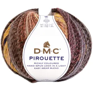 Pelote - DMC - Pirouette - Acrylique 100% - Multicolore - 10 nuances variées pas cher