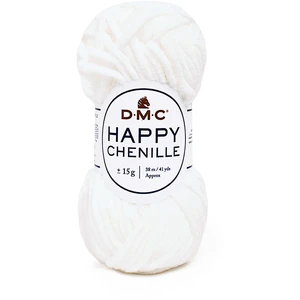 DMC Fil Happy Chenille Pelote 15 g Blanc n°20 pas cher