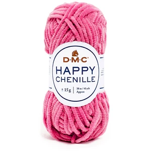DMC Fil Happy Chenille Pelote 15 g Rose n°24 pas cher