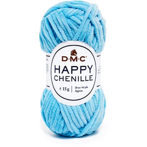 DMC Fil Happy Chenille Pelote 15 g Bleu ciel n°17 pas cher