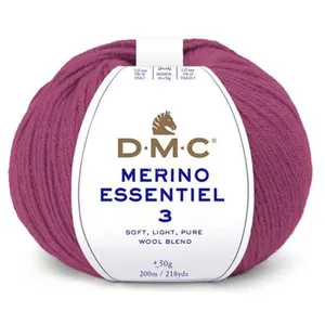 Pelote de laine Merino Essentiel 3 - DMC - Certifié Oeko-Tex 989 Rose ... pas cher