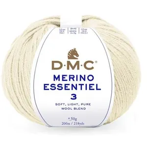 Pelote de laine Merino Essentiel 3 - DMC - Certifié Oeko-Tex 980 Ecru ... pas cher