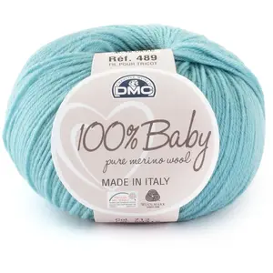 Comparateur de prix : Pelote de mérino à tricoter 100% BABY - Dmc 712 Bleu - 712 Bleu