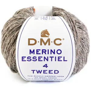 DMC Fil à tricoter Merino Essentiel 4 Tweed 50g 913 Millstone grey pas cher