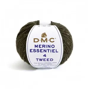 Pelote de laine Merino Essentiel 4 Tweed - DMC(...) - 909 Vert
