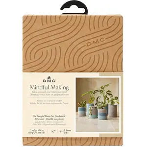DMC - Mindful Making - Kit crochet - J'habille mes plantes pas cher