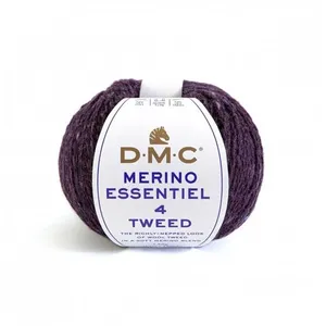 Pelote de laine Merino Essentiel 4 Tweed - DMC(...) - 905 Violet