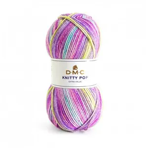 Pelote à tricoter KNITTY POP - DMC Just Knitting 481 Violet - 481 Viol... pas cher
