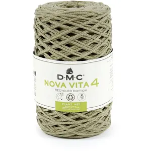 Comparateur de prix : DMC - Eco Vita 4 | Fil de coton recyclé - Étiquettes à planter | 250 g - 200 m