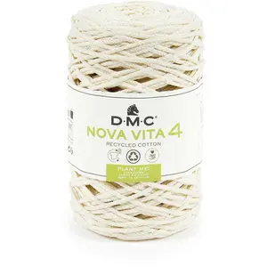 Comparateur de prix : DMC - Eco Vita 4 | Fil de coton recyclé - Étiquettes à planter | 250 g - 200 m