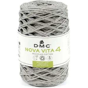 Comparateur de prix : DMC - Eco Vita 4 | Fil de coton recyclé - Étiquettes à planter | 250 g - 200 m