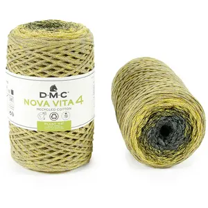 DMC Fil tricot et crochet Nova Vita Multico 4 108 Olive Vert
