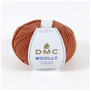Pelote 100% Laine Vierge Woolly - DMC(...) - 131 Orange brulee pas cher