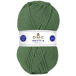 Fil à tricoter Knitty 6 - 100GR - DMC Just Knitting Vert (904) - Vert ...