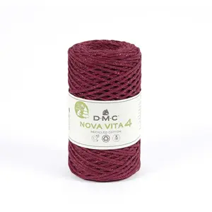 DMC Fil à Tricoter Nova Vita 4 Métallisé 115 Rouge