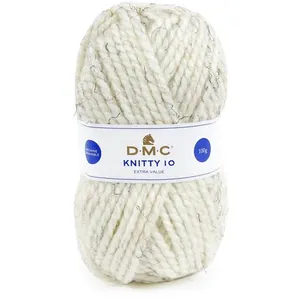 Pelote à tricoter Knitty 10 - 100GR - DMC(...) - Ecru Chiné (930) pas cher