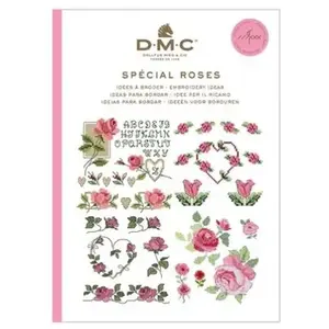 DMC Mini livre Point de Croix Spécial Roses