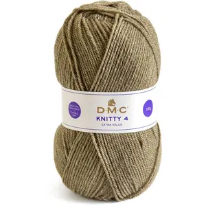 DMC Fil à tricoter Knitty 4 100 g Marron glace n°590 pas cher