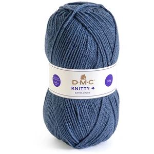 DMC Fil à tricoter Knitty 4 100 g Bleu acier n°609