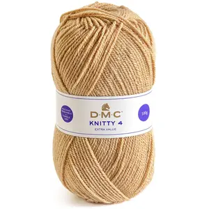 DMC Fil à tricoter Knitty 4 100 g Caramel clair n°597 pas cher