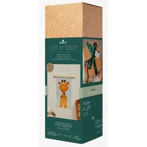 Comparateur de prix : DMC Crochet Kit Cadre bébé girafe