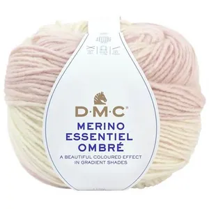 Pelote de Laine Merino Essentiel Ombre - 150g - DMC : Laine Dégradée p...