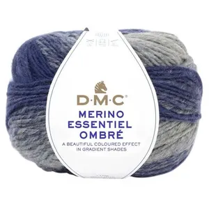 Pelote de Laine Merino Essentiel Ombre - 150g - DMC : Laine Dégradée p...
