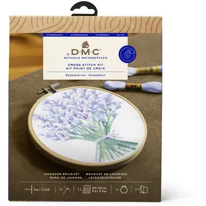 Comparateur de prix : DMC Kit Point de croix Lavande