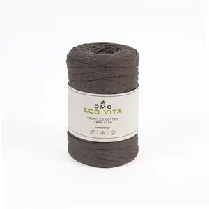 Comparateur de prix : DMC Fil crochet Eco Vita Tape Yarn 250 g Marron 11