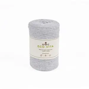 Coton recyclé Eco Vita Tape Yarn - 250GR - DMC(...) - 12 Gris pas cher