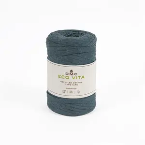 Comparateur de prix : DMC Fil crochet Eco Vita Tape Yarn 250 g Bleu 07