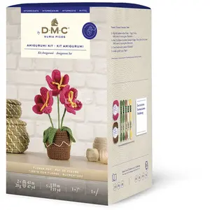 DMC - Pot de fleurs par Nuria Picos Kit Amigurumi niveau intermédiaire