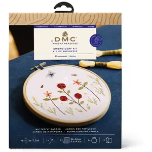 Kit de broderie Fleurs du jardin