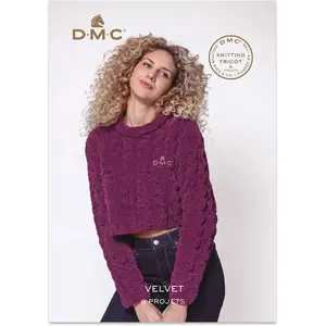 DMC Livre Velvet 6 projets femme pas cher