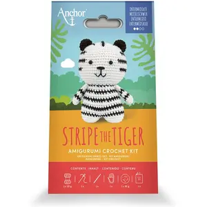 Kit crochet Amigurumi Strip le tigre SVendu parscrapmalin