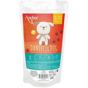 Comparateur de prix : Kit crochet Amigurumi Daniel le chien XS