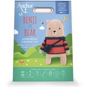 Anchor Kit crochet Amigurumi Benji l'ours L pas cher