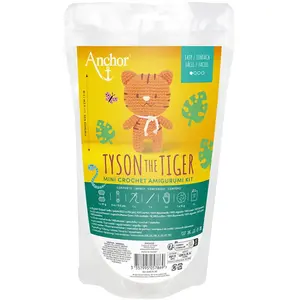 Comparateur de prix : Kit crochet Amigurumi Tyson le tigre XS