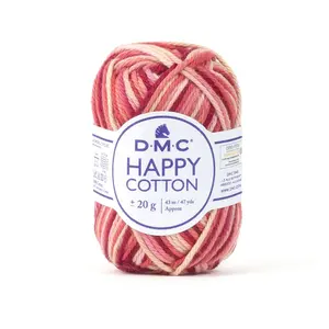 Comparateur de prix : Fil crochet Happy Cotton spécial Amigurumi 652 Strawberry fiels