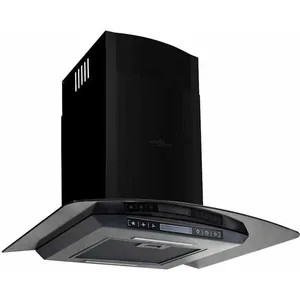 VIDAXL BONNIE® Hotte cuisine Hotte décorative moderne murale Acier ino... pas cher